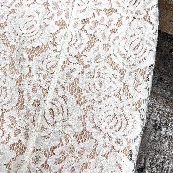 LULU'S Corita White Lace Sleeveless Midi Dress XL - Picture 6 of 16